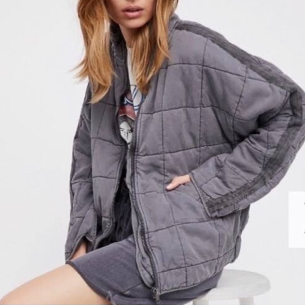 Free People Dolman Quilted Jacket